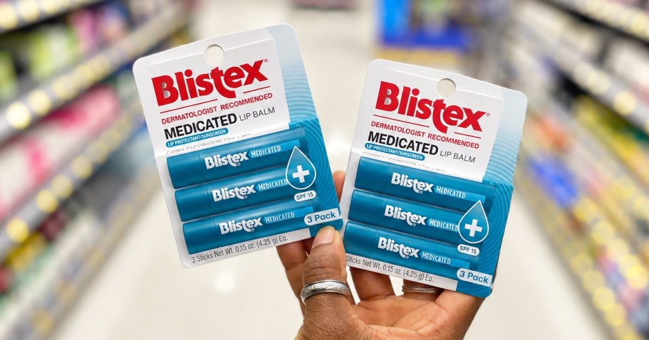 SIX Blistex Lip Balms Only $4.58 Shipped on Amazon (Just 76¢ Each)