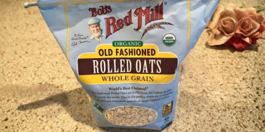 Bob’s Red Mill Old Fashioned Rolled Oats 4-Pack Only $9.71 Shipped on Amazon