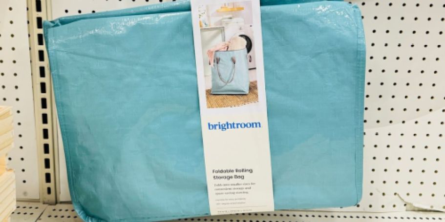 Make Errands Easier With Target’s $12 Collapsible Rolling Totes