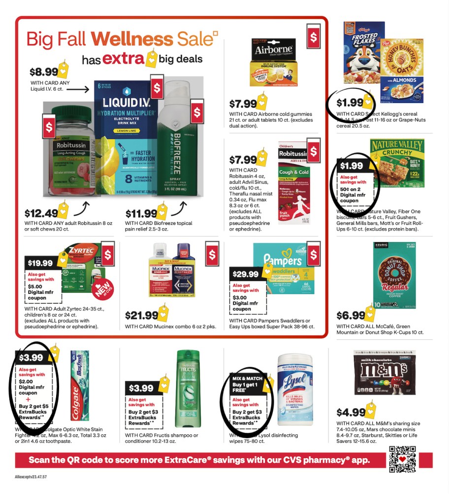 page from CVS ad