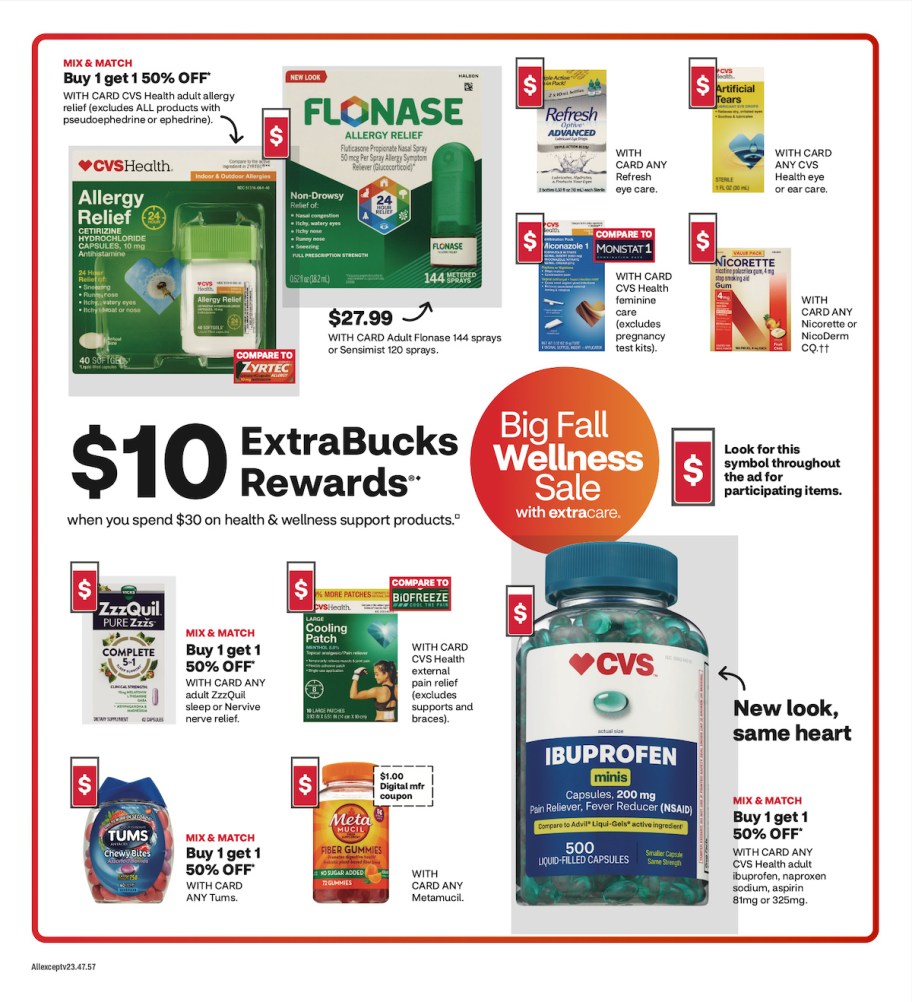 page from CVS ad