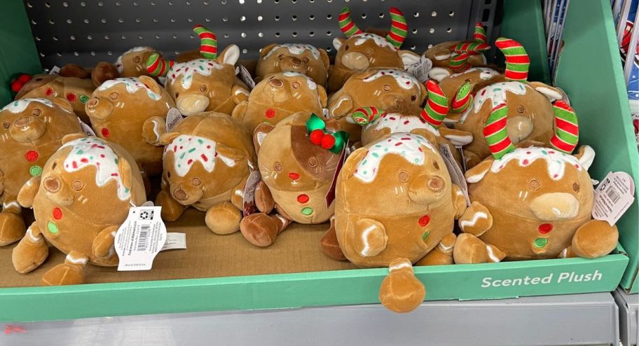 multiple Christmas scented plush