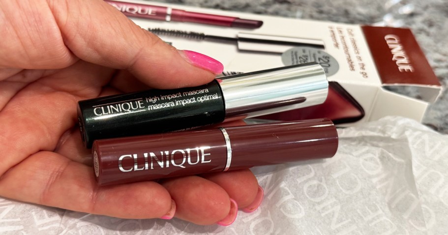 50% Off Clinique Gift Sets on Macys.com | Mini Black Honey Lipstick & Mascara Set Only $10