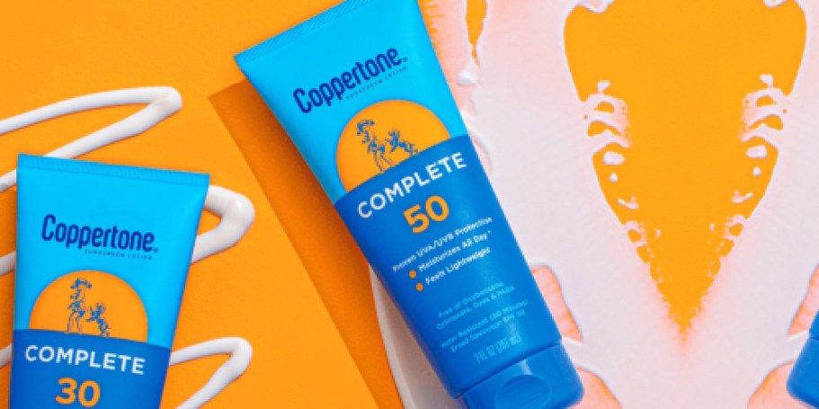 Coppertone Sunscreen Just $4 Shipped on Amazon