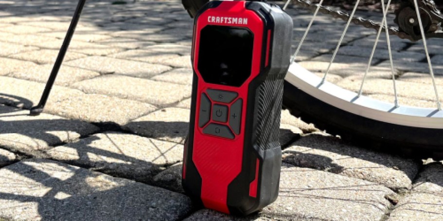 Craftsman Portable Air Inflator $24.98 on Lowes.com (Reg. $55) | Built-In LED Light & USB-C Port
