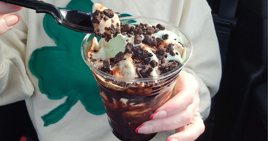 Costco’s Got A New Double Chocolate Mint Sundae & We Tried it for You!