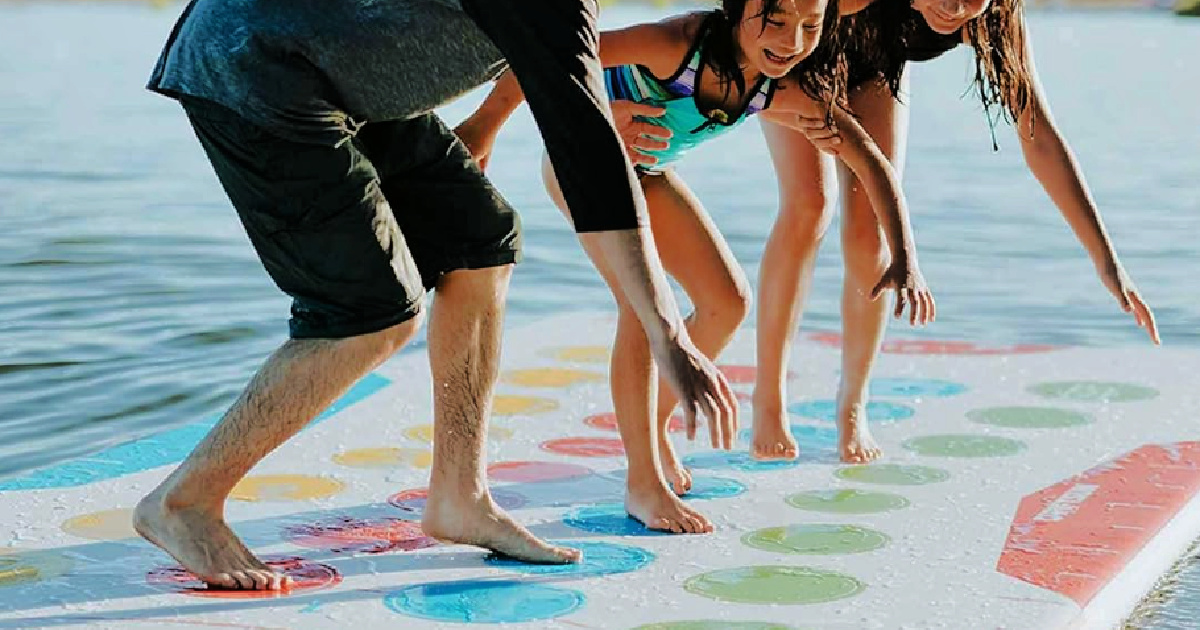 Inflatable Floating Game Pad Play Mat Just $129.99 Shipped w/ Prime