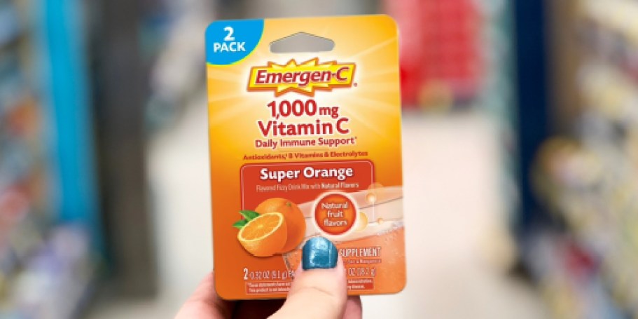 Better Than Free Emergen-C Packets After Walmart Cash