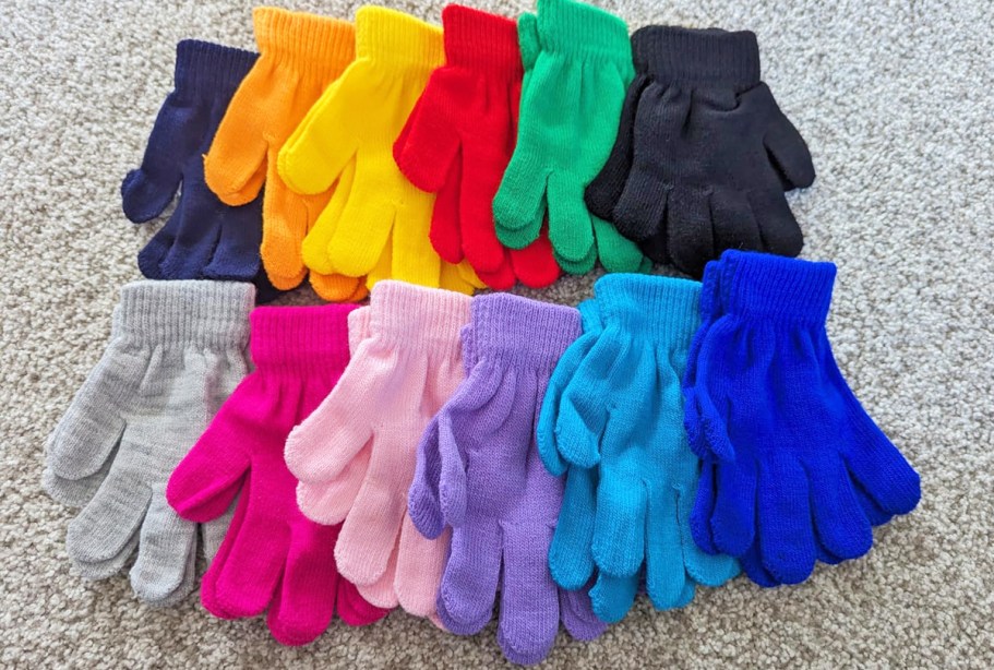 Kids Gloves 12-Pack Just $7 on Amazon (Only 58¢ Per Pair)