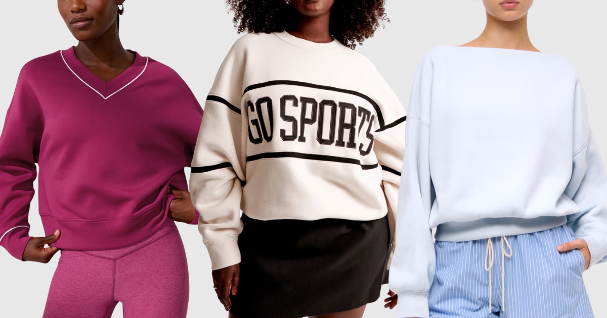 HOT* Up to 75% Off Abercrombie & Fitch Sweatshirts | Styles from