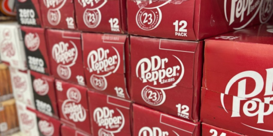 THREE Dr. Pepper 12-Packs Only $14.79 Shipped on Amazon (Just $4.93 Each!)