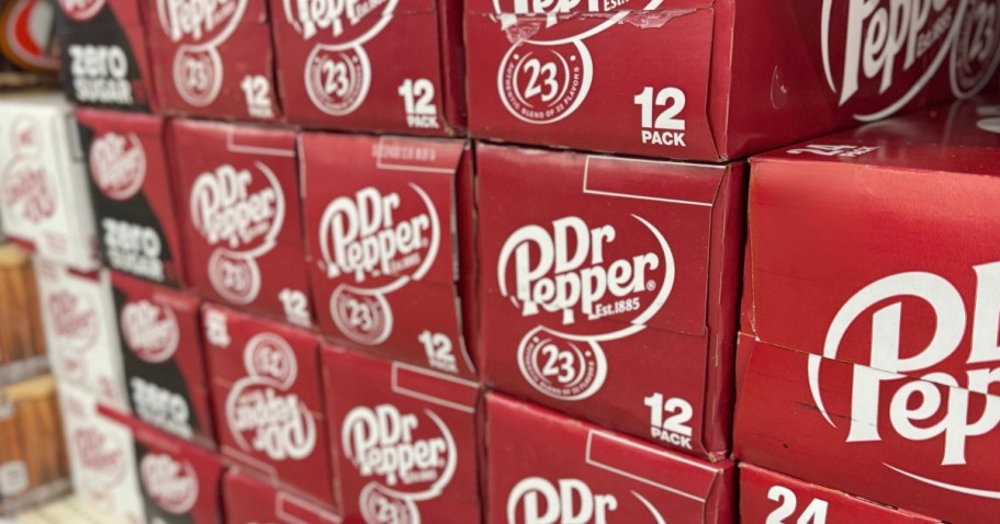 THREE Dr. Pepper 12-Packs Only $14.79 Shipped on Amazon (Just $4.93 Each!)