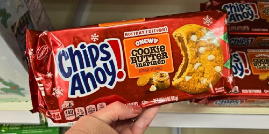 CHIPS AHOY Chewy Cookie Butter-Inspired Holiday Cookies Only $3 After Walmart Cash