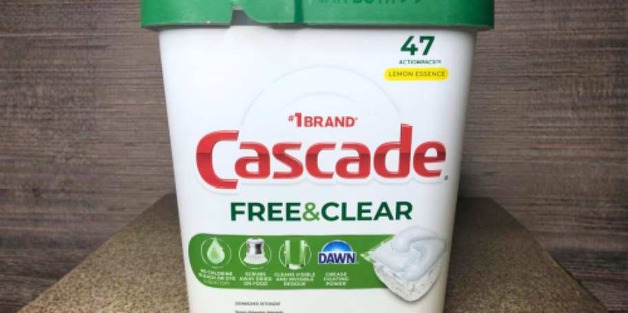 Cascade Dishwasher Pods Free & Clear 141-Count Just $26.97 Shipped After Amazon Rebates (Reg. $60)