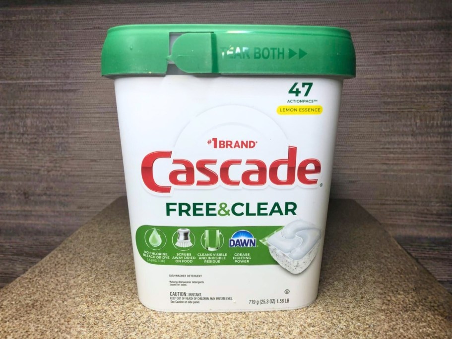Cascade Dishwasher Pods Free & Clear 141-Count Just $26.97 Shipped After Amazon Rebates (Reg. $60)