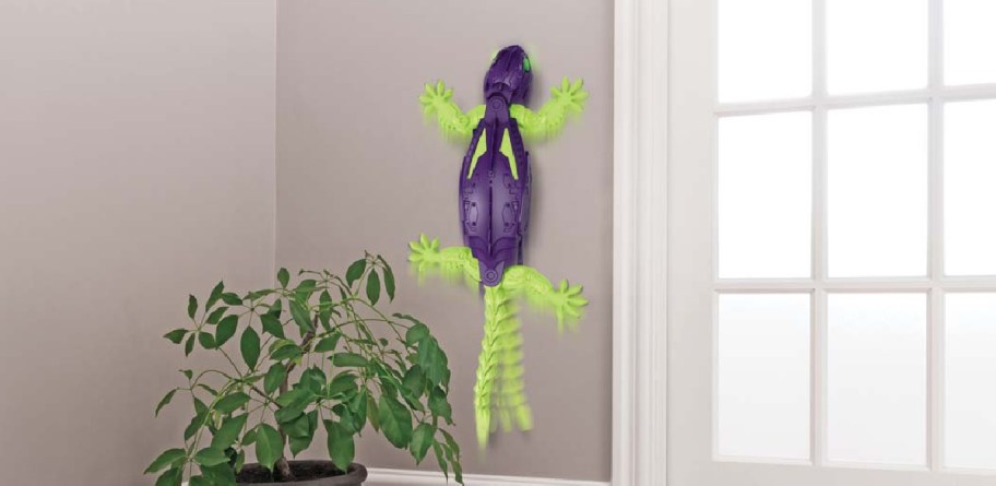 moving remote control gecko on wall