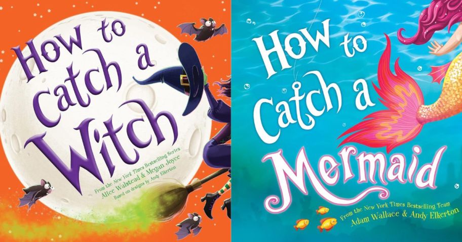 How to Catch A Witch & Mermaid books
