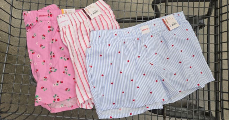 3 pairs of Joyspun Boxer Shorts in a shoping cart