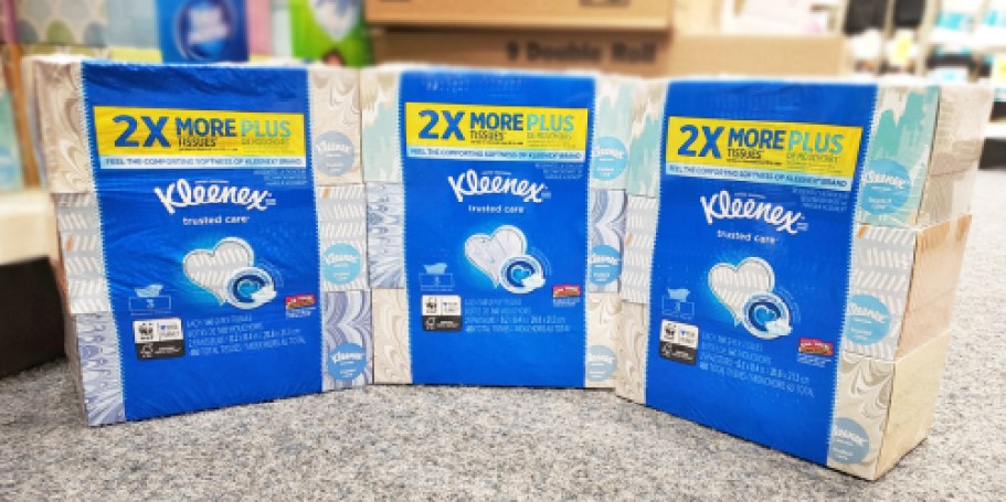 Kleenex Tissues 3-Pack Only $4 Shipped on Amazon