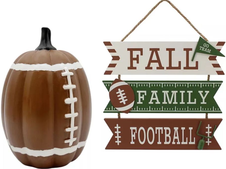 Stock images of Fall Pumpkin Decoration and Wall Decor Sign