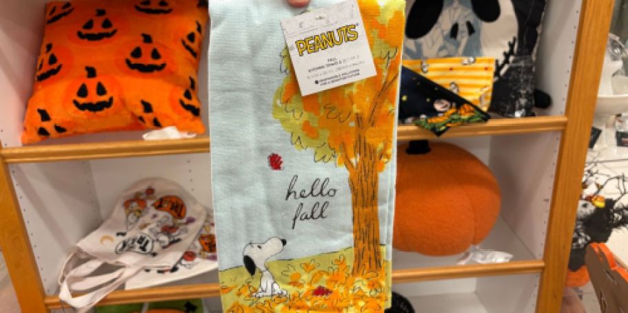 Kohl’s Fall Decor from $5 (Kitchen Towels, Pumpkins, Pillows & More)