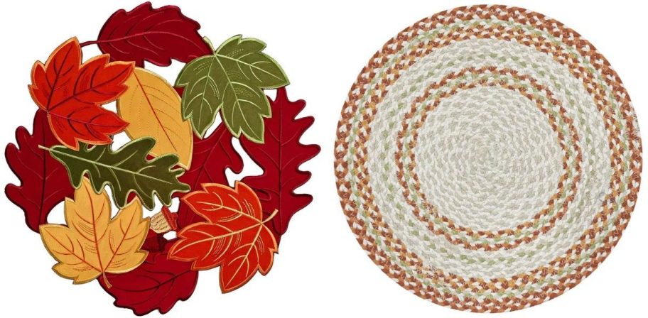 Stock images of Two Celebrate Together Fall Placemats