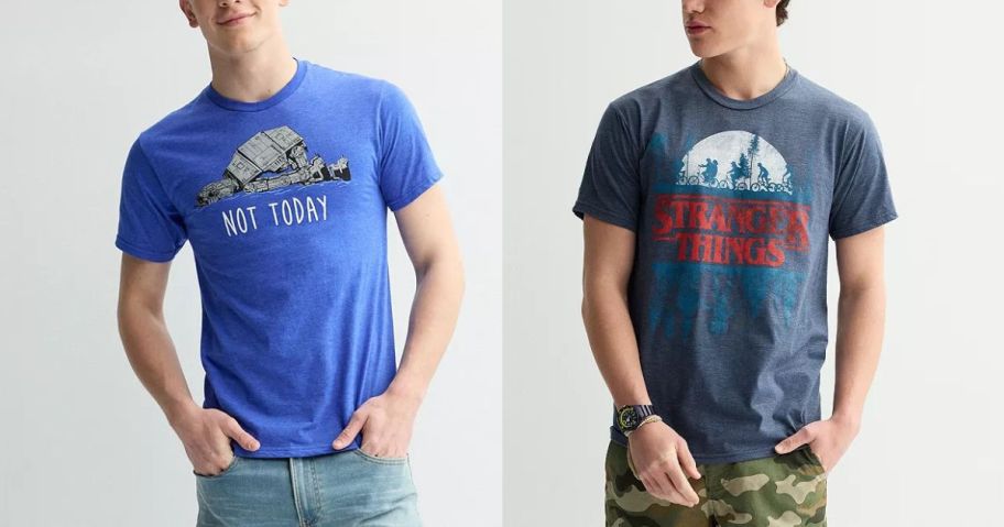 Kohl's Men's Star Wars & Stranger Things Shirts