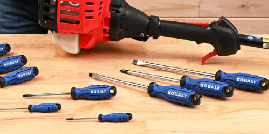 Kobalt 10-Piece 6″ Magnetic Screwdriver Set Only $14.98 on Lowes.com (Reg. $22)