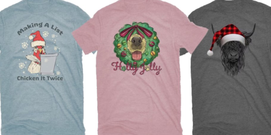 Christmas Graphic Tees Only $12.98 on Lowes.com