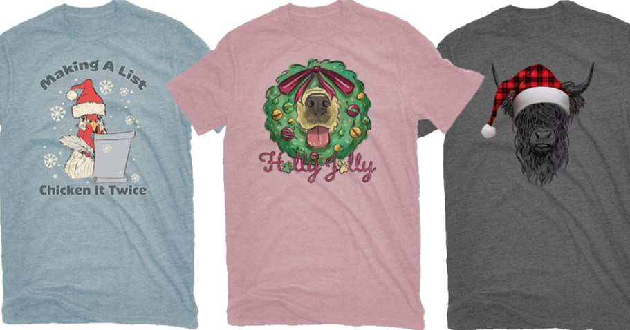 Christmas Graphic Tees Only $12.98 on Lowes.com