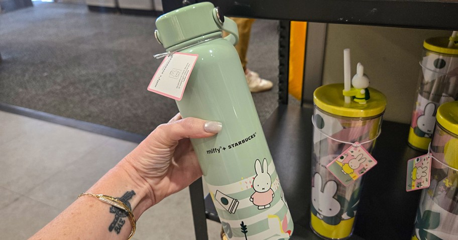 Miffy Starbucks 27-ounce water bottle