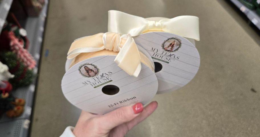 12' Satin Ribbon in 2 spools