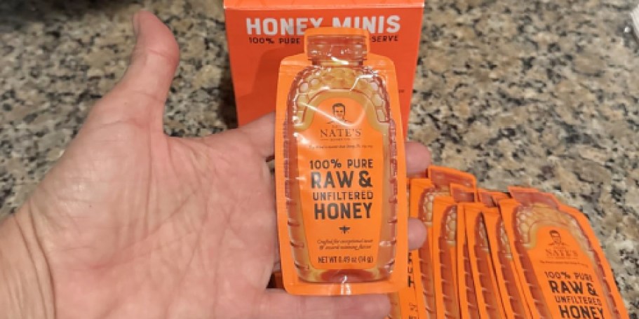 Nature Nate’s Mini Honey Packets 20-Count Just $4.88 Shipped on Amazon