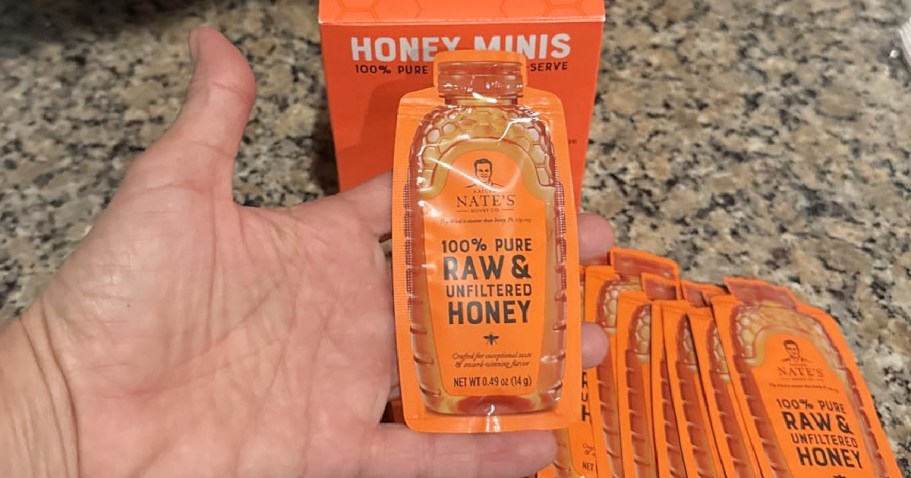 Nature Nate’s Mini Honey Packets 20-Count Just $4.88 Shipped on Amazon