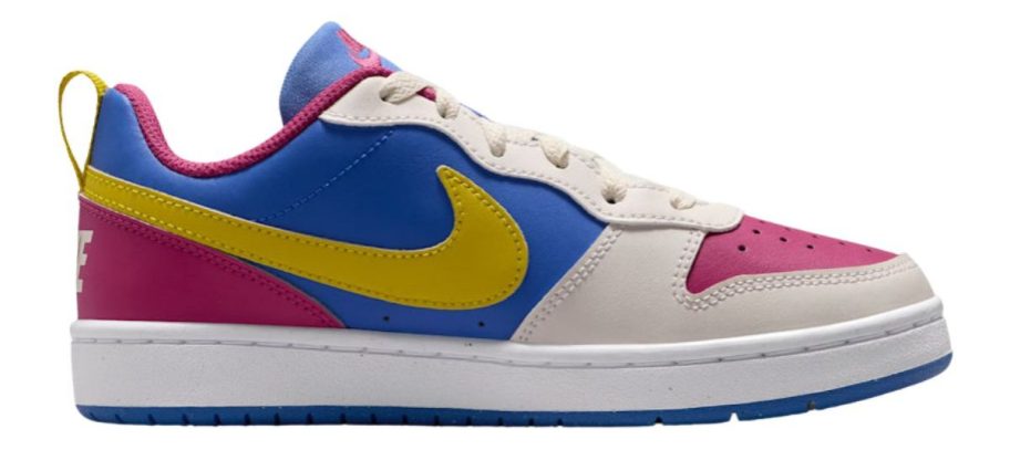 stock image of this Nike Court Borough Low Recraft Big Kids' Shoes 2