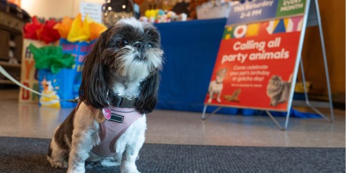 FREE Pet Birthday Parties Every Month at PetSmart = Treats + $5 Off Coupon!