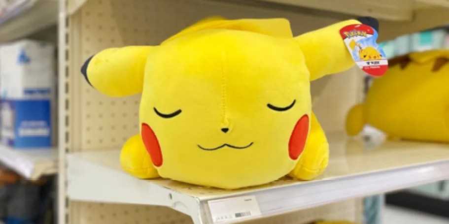 Huge Sleeping Pokemon Plush Just $12.97 on Walmart.com