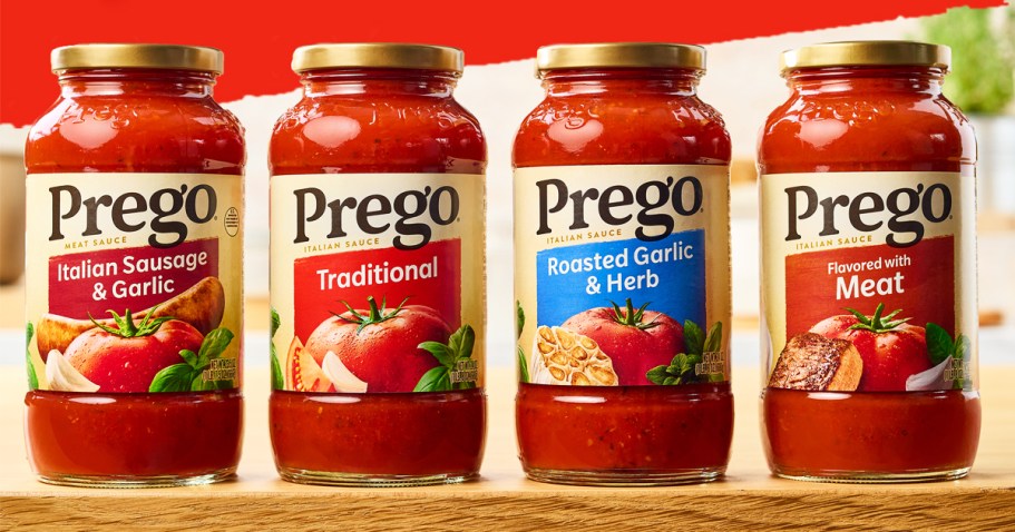 Prego Pasta Sauce Only $1.84 Shipped on Amazon (So Many Flavors!)
