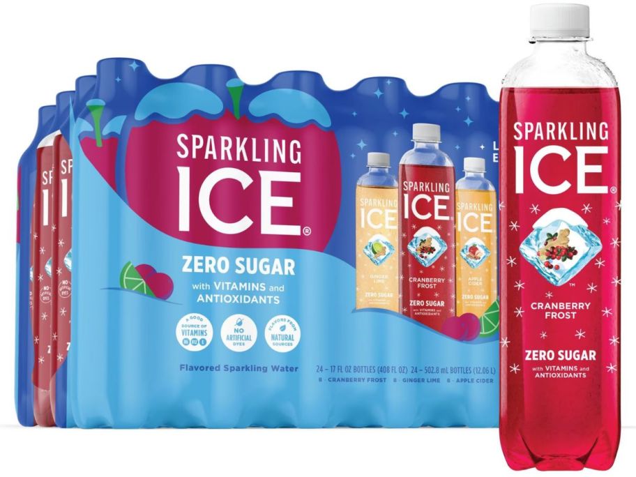 Sparkling Ice Holiday 17oz Variety Pack 24-Count