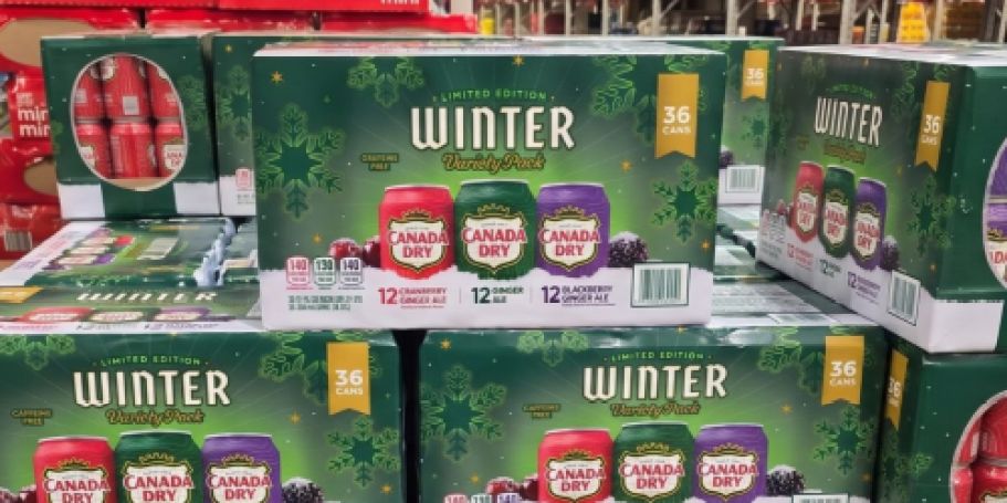 NEW Seasonal Beverages at Sam’s Club | Canada Dry, Clearly Canadian, Olipop & More