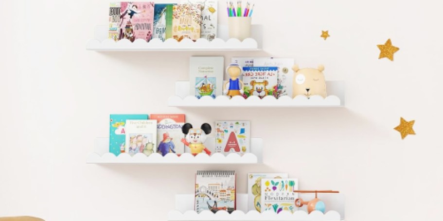 Metal Floating Shelves 4-Pack Just $14.99 Shipped for Prime Members (Reg. $33)