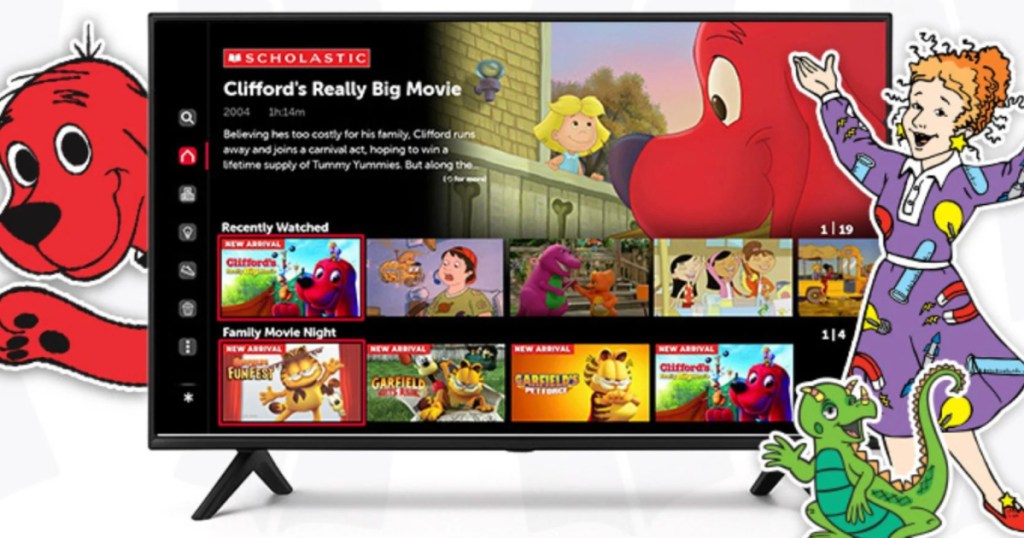 Scholastic App on TV featuring Clifford and Goosebumps