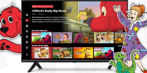 FREE Scholastic Streaming App Just Dropped = 400+ Hours of Kid Favorites (Clifford & Goosebumps)