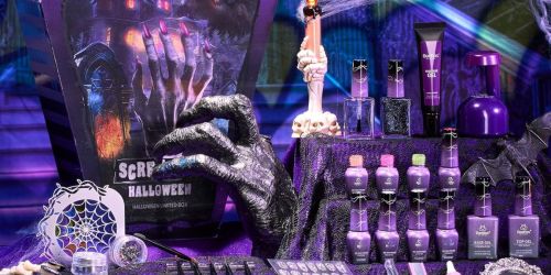 $50 Off HUGE Beetles Gel Polish Halloween Limited Box – Includes UV Lamp, Nail Art & More