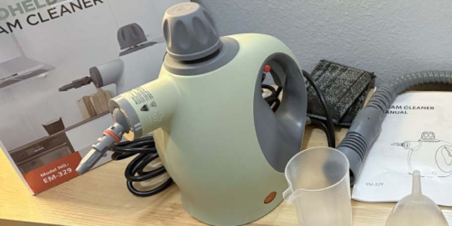 Multi-Surface Handheld Steam Cleaner Only $29 Shipped on Amazon (Reg. $53)