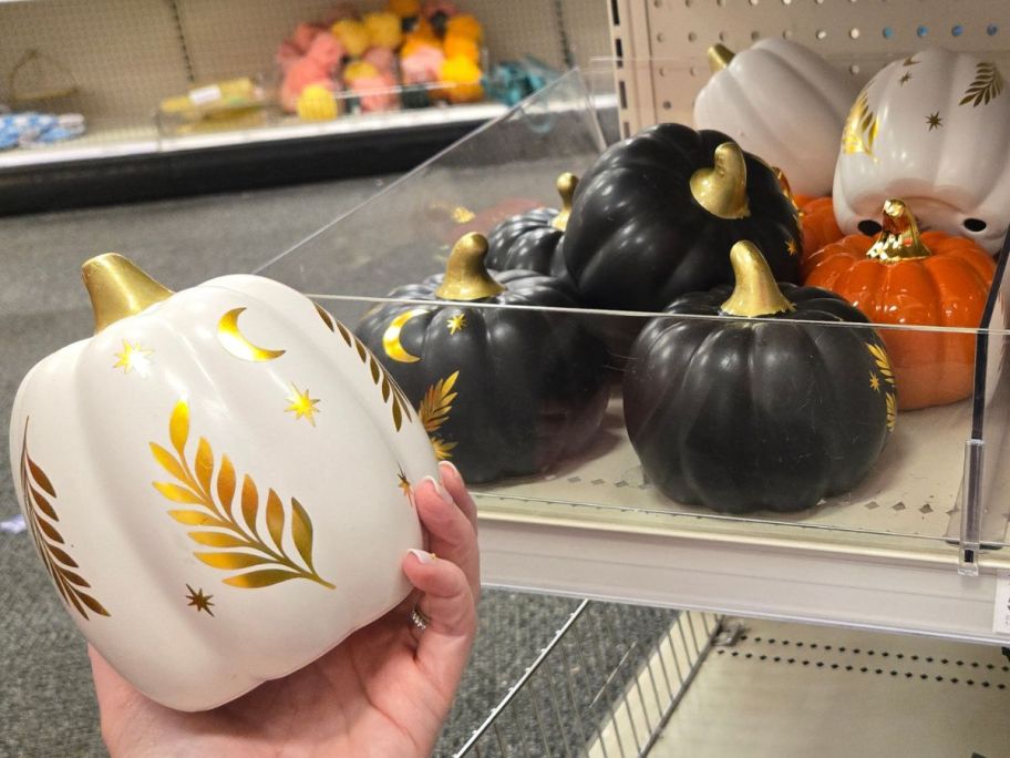Halloween Pumpkin Decoration in Target's Bullseye's Playground