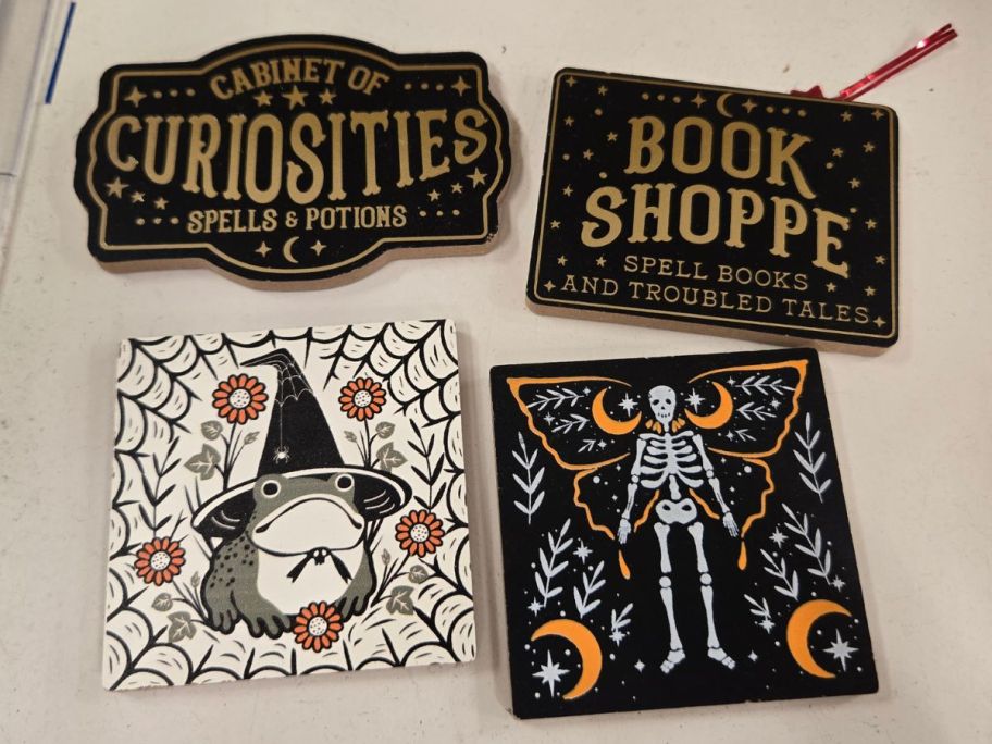 Mini Halloween Signs from Target Bullseye Section