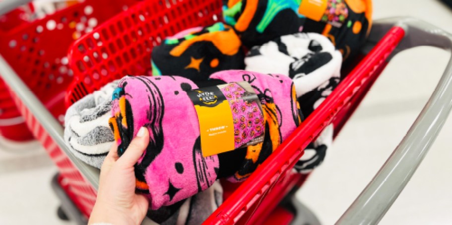Target Halloween Throw Blankets Only $5 (Reg. $10)