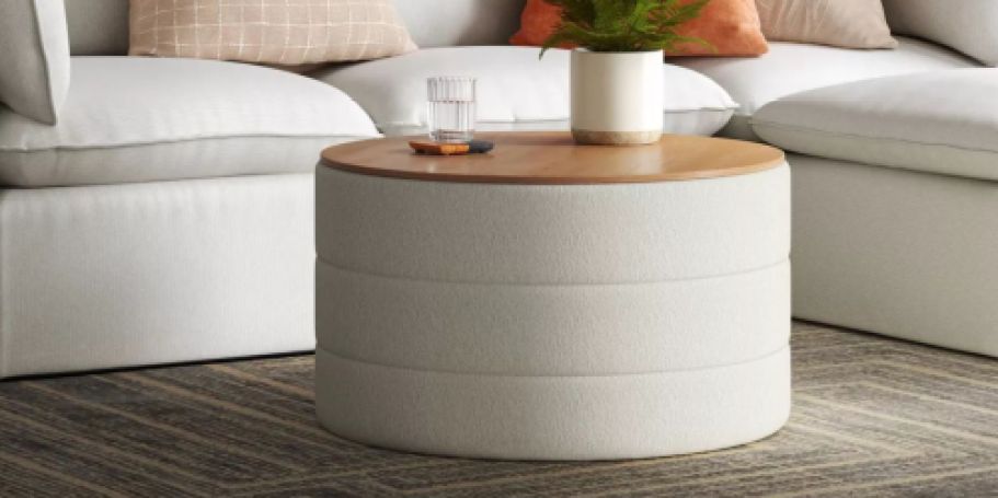 Target Furniture Sale: Trendy Storage Ottoman Just $98 Shipped