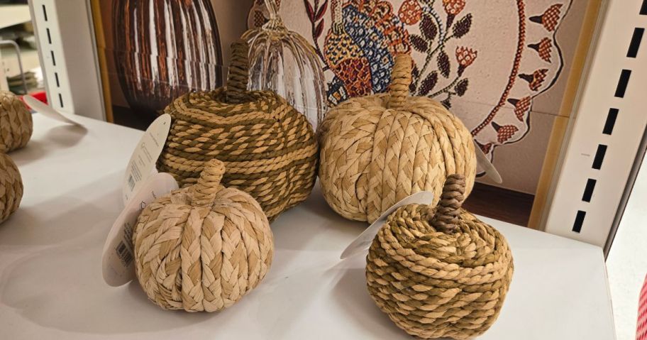 Threshold Woven Pumpkins